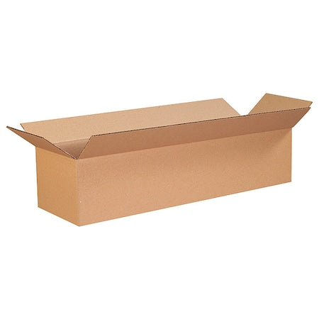 Corrugated Cardboard Shipping and Mailing Boxes, 26" L x 6" W x 6" H, Brown/Kraft, Easy-to-Assemble, Great for Small Businesses (Pack of 25)