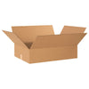 24x18x6 Flat Corrugated Boxes, Flat, 24L x 18W x 6H, Pack of 20 | Shipping, Packaging, Moving, Storage Box for Home or Business, Strong Wholesale Bulk Boxes