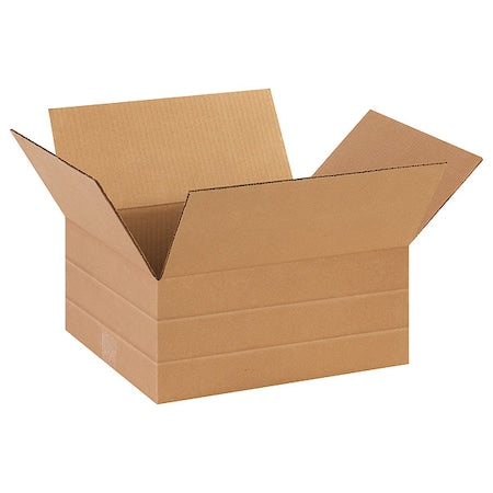 Shipping Boxes Multi-Depth 14"L x 12"W x 6"H, 25-Pack | Corrugated Cardboard Box for Packing, Moving and Storage