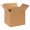 Corrugated Cardboard Multi-Depth Shipping and Mailing Boxes, 14" L x 12" W x 12" H, Brown/Kraft, Easy-to-Assemble, Great for Small Businesses (Pack of 25)