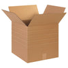 MD151515 Multi-Depth Corrugated Cardboard Box 15" L x 15" W x 15" H, Kraft, for Shipping, Packing and Moving (Pack of 25)