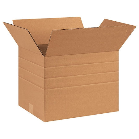 Shipping Boxes Multi-Depth 16"L x 12"W x 12"H, 25-Pack | Corrugated Cardboard Box for Packing, Moving and Storage