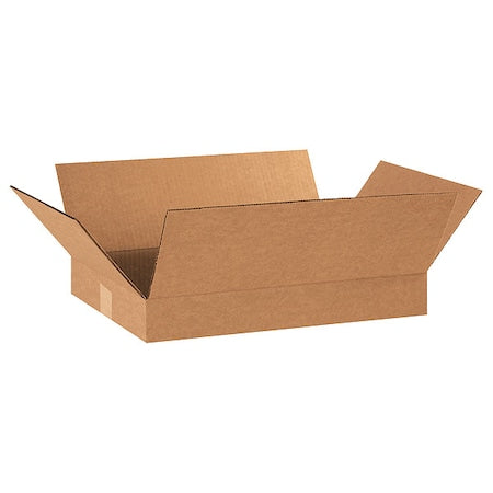 Shipping Boxes Flat 18"L x 12"W x 2"H, 50-Pack | Corrugated Cardboard Box for Packing, Moving and Storage 18x12x2 18122