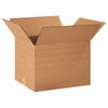 Corrugated Cardboard Multi-Depth Shipping and Mailing Boxes, 18" L x 14" W x 12" H, Brown/Kraft, Easy-to-Assemble, Great for Small Businesses (Pack of 25)