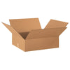 20x18x4 Flat CorrugatedBoxes, Flat, 20L x 18W x 4H, Pack of 25 | Shipping, Packaging, Moving, Storage Box for Home or Business, Strong Wholesale Bulk Boxes