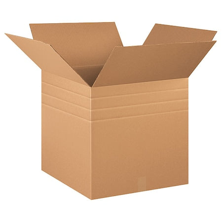 Shipping Boxes Multi-Depth 20"L x 20"W x 20"H, 10-Pack | Corrugated Cardboard Box for Packing, Moving and Storage