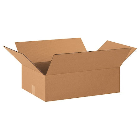 Shipping Boxes Flat 20"L x 14"W x 6"H, 25-Pack | Corrugated Cardboard Box for Packing, Moving and Storage