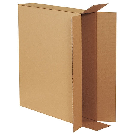 28524FOLMS Side Loading Moving Boxes, 28"L x 5"W x 24"H, Kraft (Pack of 10)