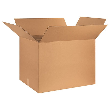 Corrugated Box, 32" L x 24" W x 24" H, Kraft, Pack of 15 (322424)