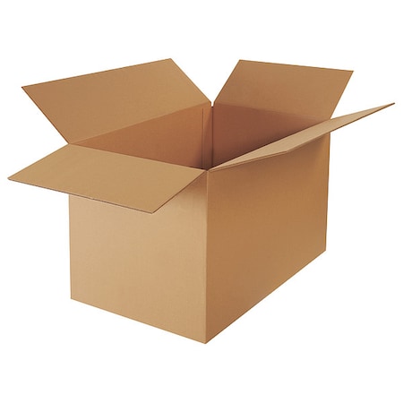 Extra Heavy Duty Corrugated Cardboard Bulk Cargo Boxes for Packaging, 36" L x 22" W x 22" H, Brown/Kraft, Pack of 5, Multipurpose Container