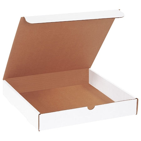 White Literature Mailing Boxes 12 x 12 x 2 Inches, Pack of 50, Crush-Proof, for Shipping, Mailing and Storing