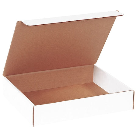 White Literature Mailing Boxes, 10 1/4 x 8 1/4 x 2 Inches, Pack of 50, Crush-Proof, for Shipping, Mailing and Storing