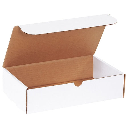 White Literature Mailing Boxes, 11 x 6-1/2 x 2-3/4 Inches, Pack of 50, Crush-Proof, for Shipping, Mailing and Storing, Oyster White