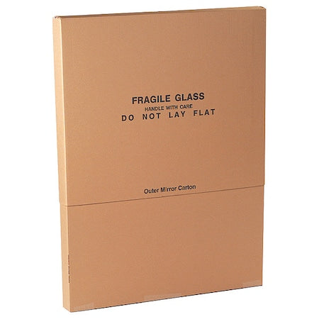 Inner Mirror Box, 37" L x 3-3/4" W x 30-3/4" H, Kraft, Bundle of 10 (INNERMIRROR)