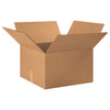Heavy Duty Corrugated Cardboard Double Wall Boxes for Packaging, 20" L x 20" W x 10" H, Brown/Kraft, Pack of 10, Multipurpose Container