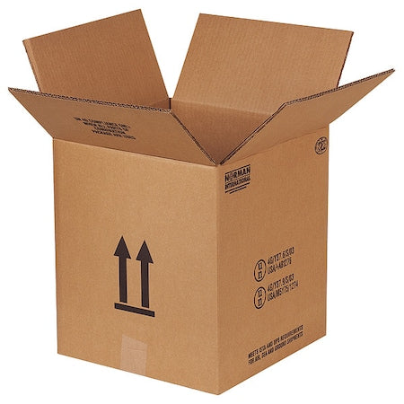 HAZCO15G 1-5 Gallon Metal Pail Haz Mat Boxes, 12-1/8" Length x 12-1/8" Width x 13-9/16" Height, Kraft (Bundle of 10)