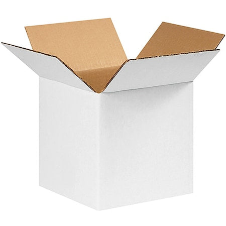 Corrugated Cardboard Shipping and Mailing Boxes, 8" L x 8" W x 8" H, White, Easy-to-Assemble, Great for Small Businesses (Pack of 25)