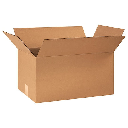 241412 Corrugated Box, 24" Length x 14" Width x 12" Height, Kraft (Bundle of 20)