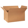241412 Corrugated Box, 24" Length x 14" Width x 12" Height, Kraft (Bundle of 20)