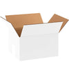Corrugated Cardboard Shipping and Mailing Boxes, 10" L x 8" W x 6" H, White, Easy-to-Assemble, Great for Small Businesses (Pack of 25)