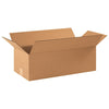 22x10x6 Flat Corrugated Boxes, Flat, 22L x 10W x 6H, Pack of 25 | Shipping, Packaging, Moving, Storage Box for Home or Business, Strong Wholesale Bulk Boxes
