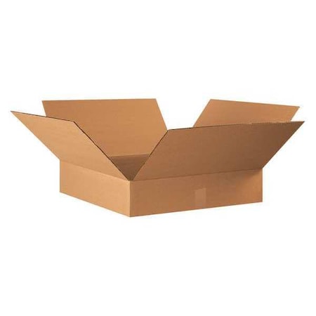 Shipping Boxes Flat 22"L x 22"W x 4"H (10-Pack) Corrugated Cardboard Box for Packing, Moving and Storage