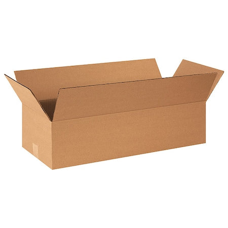 2410675PK Flat Corrugated Boxes, 24" L x 10" W x 6" H, Kraft (Pack of 75)