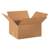 Recycled Corrugated Cardboard Boxes, 20" L x 18" W x 10" H, Brown/Kraft, Contains 15%-100% Recycled Content (Pack of 10)