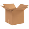 Corrugated Cardboard Shipping and Mailing Boxes, 12 1/2" L x 12 1/2" W x 12" H, Brown/Kraft, Easy-to-Assemble, Great for Small Businesses (Pack of 25)
