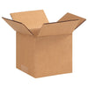 554100PK Corrugated Boxes, 5" L x 5" W x 4" H, Kraft (Pack of 100)