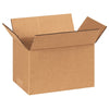 854 Corrugated Cardboard Box 8" L x 5" W x 4" H, Kraft, for Shipping, Packing and Moving (Pack of 25)
