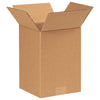 Corrugated Cardboard Shipping and Mailing Boxes, 7" L x 7" W x 10" H, Brown/Kraft, Easy-to-Assemble, Great for Small Businesses (Pack of 25)
