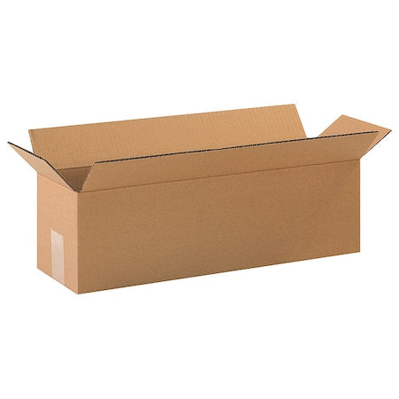 Corrugated Cardboard Shipping and Mailing Boxes, 20" L x 6" W x 6" H, Brown/Kraft, Easy-to-Assemble, Great for Small Businesses (Pack of 25)