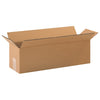 Recycled Corrugated Cardboard Boxes, 20" L x 6" W x 6" H, Brown/Kraft, Contains 15%-100% Recycled Content (Pack of 25)