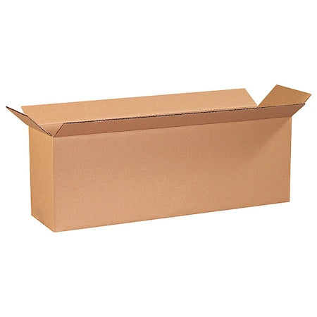 24x6x8 Long Corrugated Boxes, Long, 24L x 6W x 8H, Pack of 25 | Shipping, Packaging, Moving, Storage Box for Home or Business, Strong Wholesale Bulk Boxes