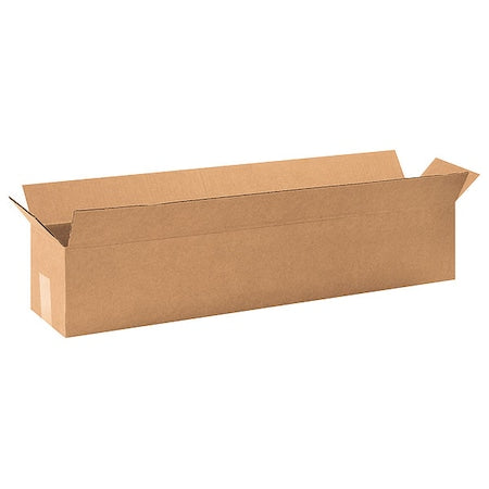 Standard Duty Corrugated Cardboard Boxes for Packaging, 32" L x 6" W x 6" H, Brown/Kraft, Pack of 25, Multipurpose Container