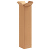 4418SK Tall Corrugated Cardboard Box 4" L x 4" W x 18" H, Kraft, For Shipping, Packing and Moving (Pack of 500)