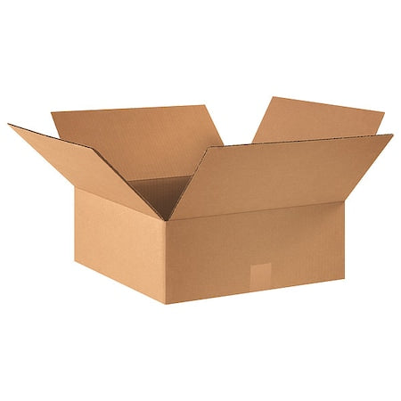 Shipping Boxes Flat 16"L x 16"W x 6"H, 25-Pack | Corrugated Cardboard Box for Packing, Moving and Storage