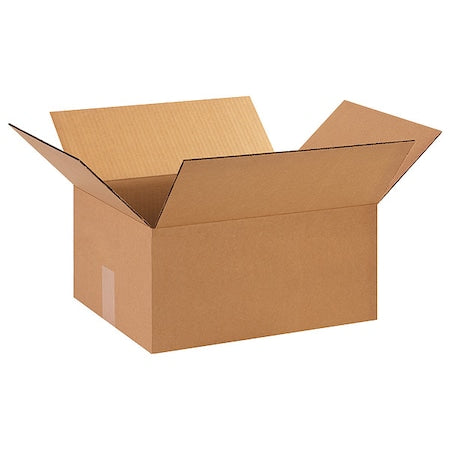 15137SK Corrugated Boxes, 15" L x 13" W x 7" H, Kraft (Pack of 250)