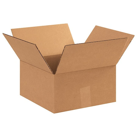 Shipping Boxes Flat 12"L x 12"W x 6"H, 25-Pack | Corrugated Cardboard Box for Packing, Moving and Storage