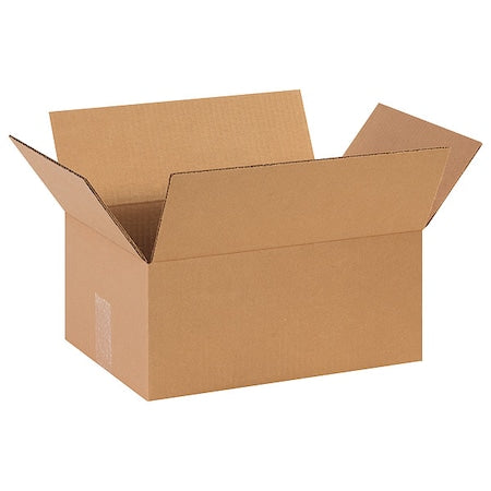 1496100PK Corrugated Boxes, 14" L x 9" W x 6" H, Kraft (Pack of 100)