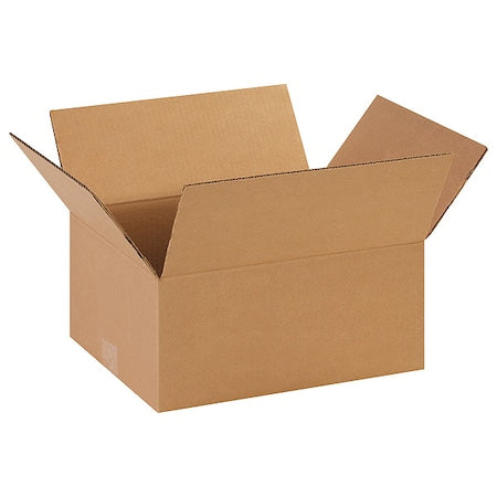 14116100PK Corrugated Boxes, 14" L x 11" W x 6" H, Kraft (Pack of 100)