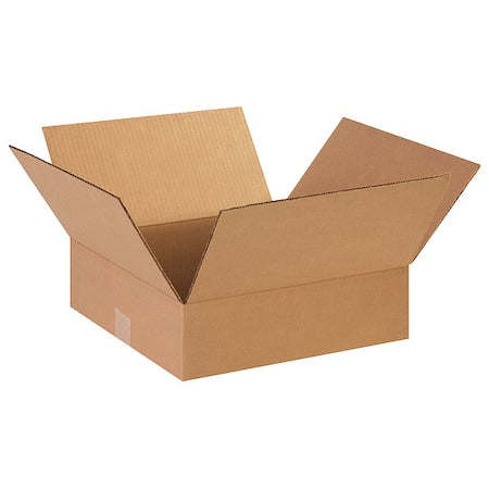 Shipping Boxes Flat 14"L x 14"W x 4"H (25-Pack) Corrugated Cardboard Box for Packing, Moving and Storage