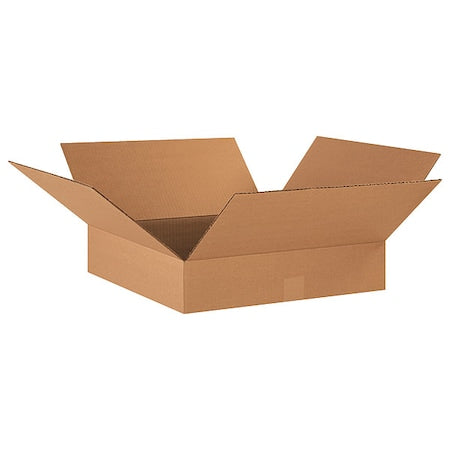 Shipping Boxes Flat 18"L x 18"W x 4"H (25-Pack) Corrugated Cardboard Box for Packing, Moving and Storage