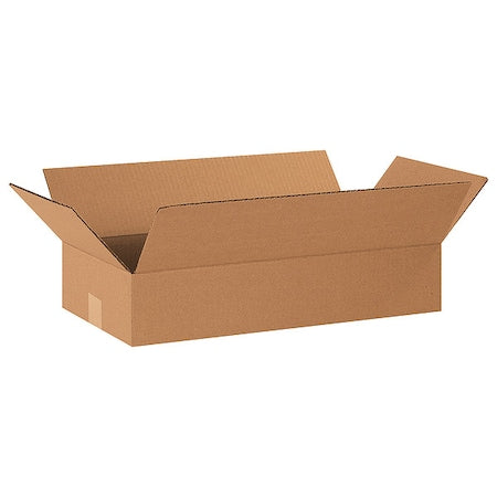 20104SK Flat Corrugated Boxes, 20" L x 10" W x 4" H, Kraft (Pack of 375)