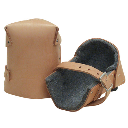 1" Thick Felt Leather Knee Pads (Pair)