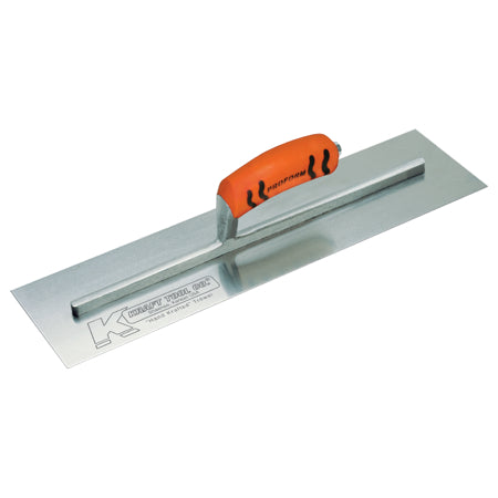 18" x 4-1/2" Carbon Steel Cement Trowel with ProForm® Handle