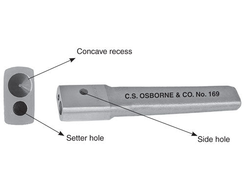 TINNER’S RIVET SETTER – NO. 169