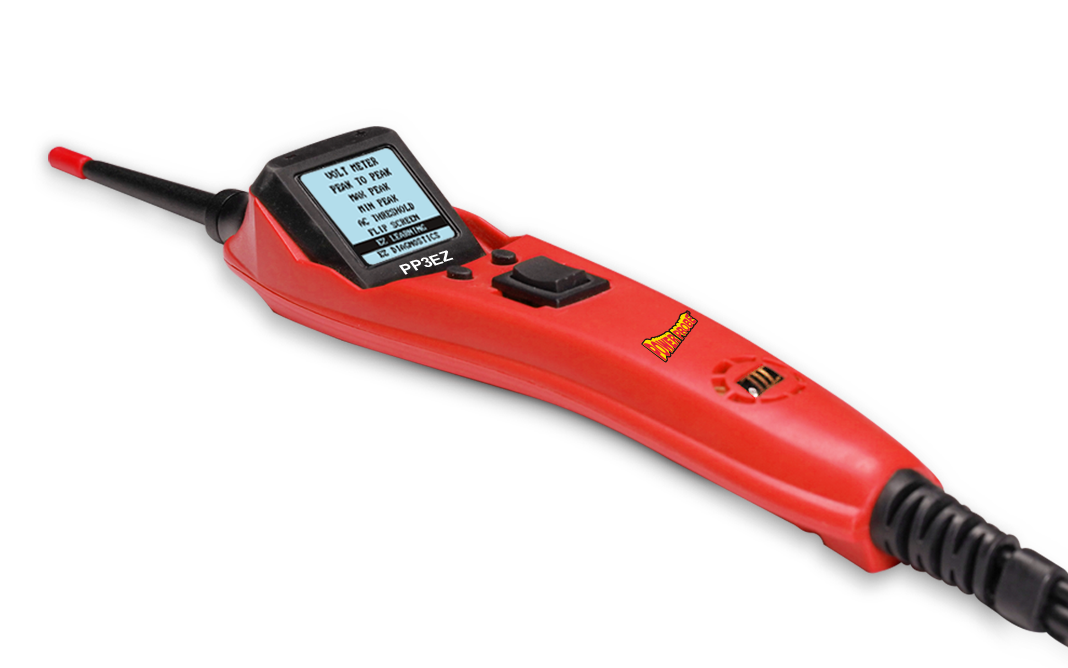 The PP3EZ includes all the powerful testing modes and features of the Power Probe 3S plus now includes 2 new modes - EZ Learning Mode and EZ Diagnostics Mode. The PP3EZ speeds you through the diagnosing of 12 to 24 volt automotive electrical systems. Afte