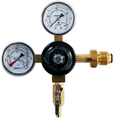 Taprite Dual Gauge Nitrogen Regulator for CGA 580 Valve